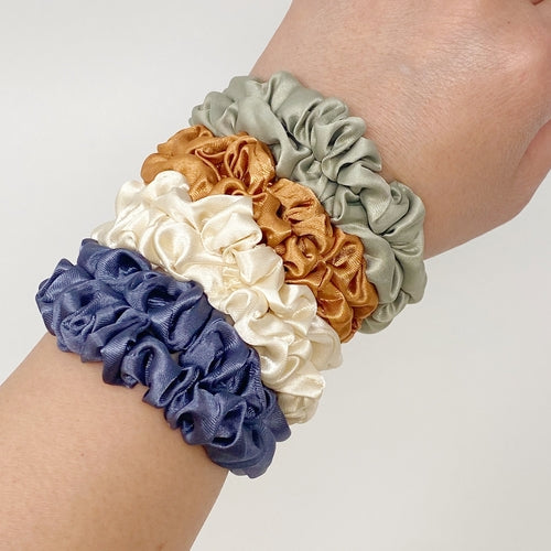 Petalknot Satin Scrunchies (Set of 8)