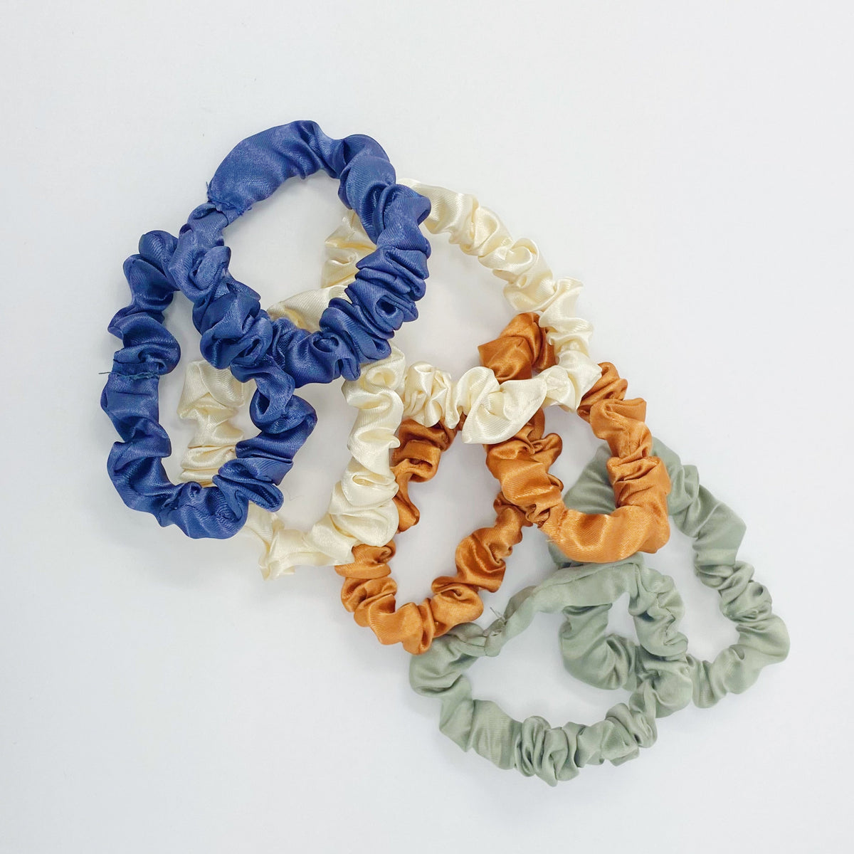 Petalknot Satin Scrunchies (Set of 8)