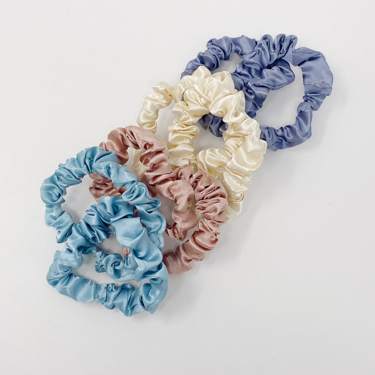 Petalknot Satin Scrunchies (Set of 8)