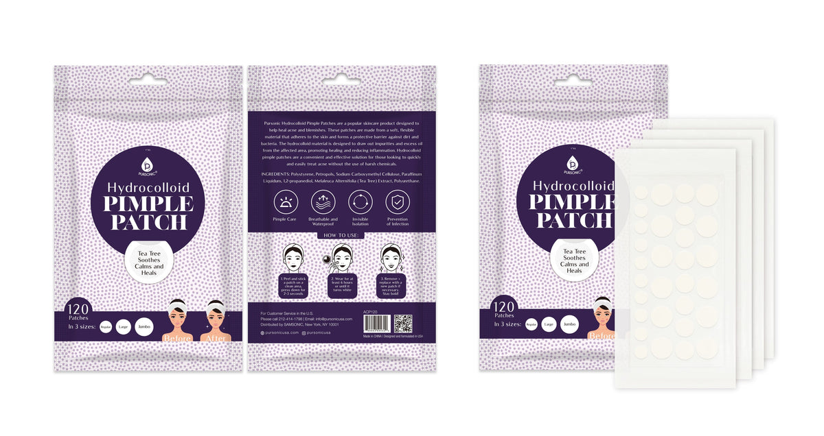 Hush Dots Hydrocolloid Patches (120 Count)