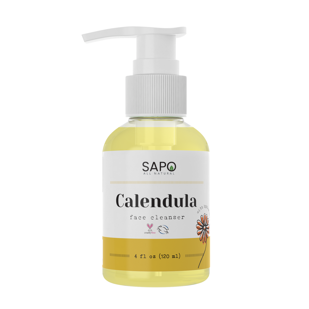 Calendula & Hyaluronic Face Cleanser by Sapo (4 fl oz)