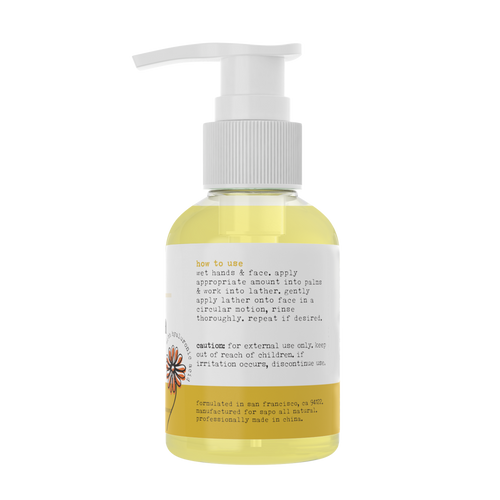 Calendula & Hyaluronic Face Cleanser by Sapo (4 fl oz)
