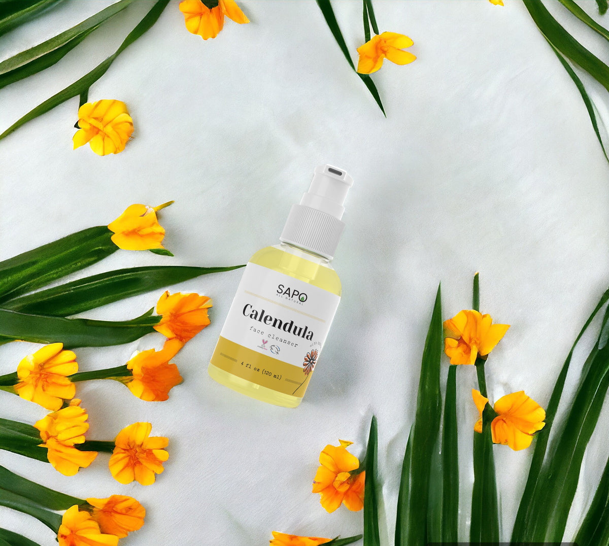 Calendula & Hyaluronic Face Cleanser by Sapo (4 fl oz)