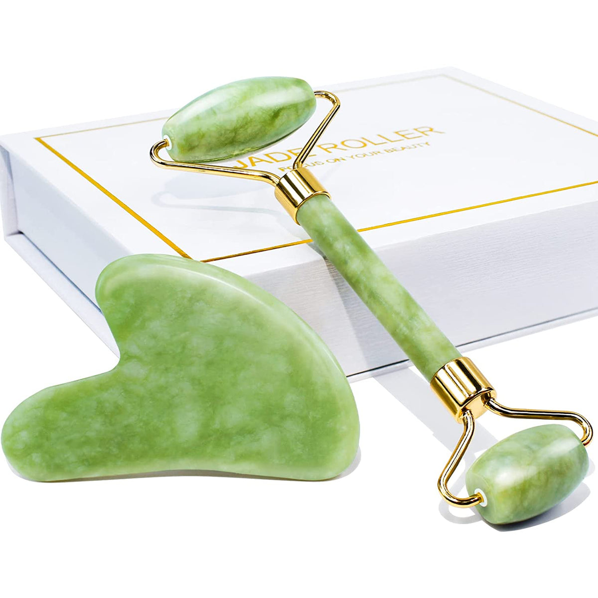 Stillwater Jade Roller & Gua Sha Set